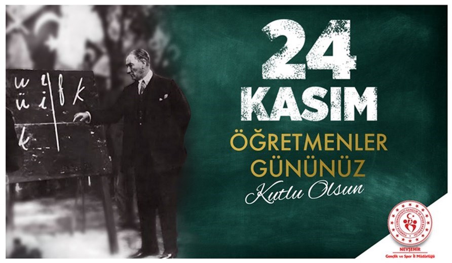 İl Müdürü Özdemir'in "24 Kasım Öğretmenler Günü" Mesajı	