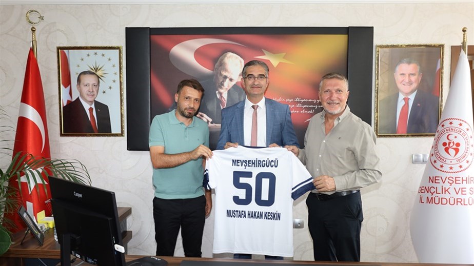 Nevşehirgücü Kulüp Başkanı Eravcı’dan İl Müdürü Keskin’e Ziyaret