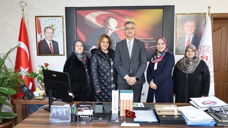 Memur-Sen Kadın Kollarından İl Müdürü Keskin'e Ziyaret