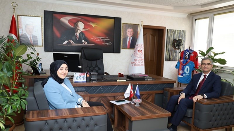 Hacıbektaş Kaymakamı Özlem Doğan’dan İl Müdürü Keskin’e İade-i Ziyaret