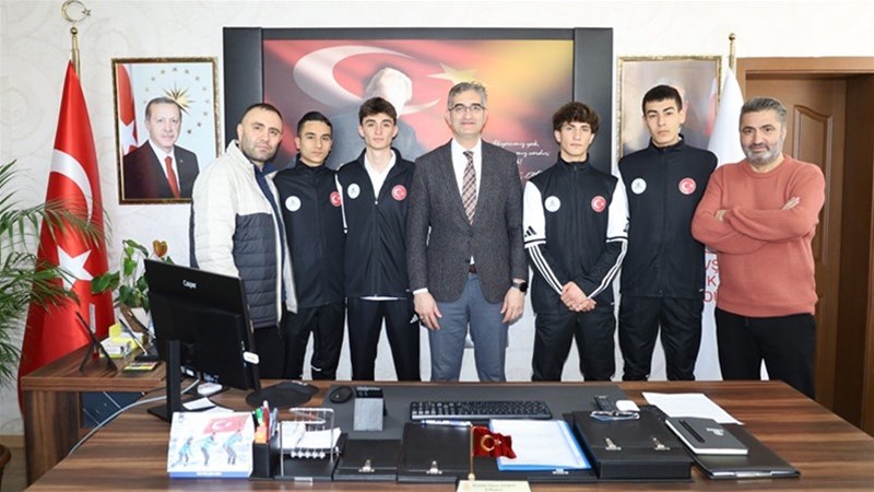 Avrupa Şampiyonası Öncesi Nevşehirli Atletlerden İl Müdürü Keskin'e Ziyaret