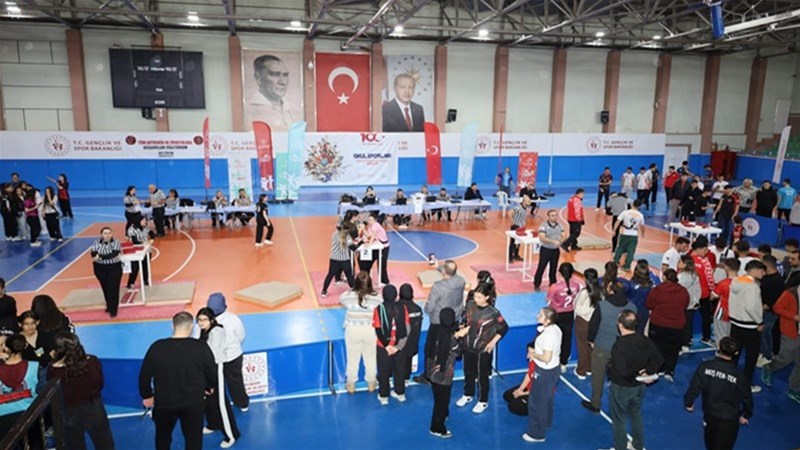 Okul Sporları Bilek Güreşi Genç B Grup Müsabakaları Heyecanı Tamamlandı