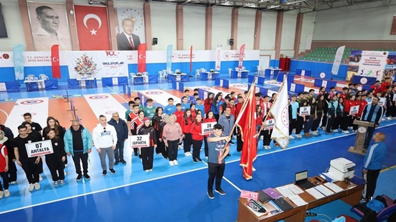 Okul Sporları Floor Curling Gençler Grup Müsabakaları Başladı