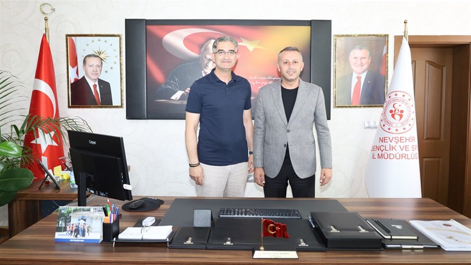 Niğde Gençlik ve Spor İl Müdürü Dorul’dan Nevşehir Gençlik ve Spor İl Müdürü Keskin'e Ziyaret