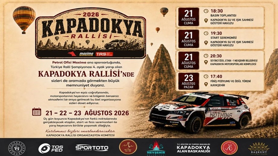 Kapadokya’da Ralli Heyecanı Başlıyor!