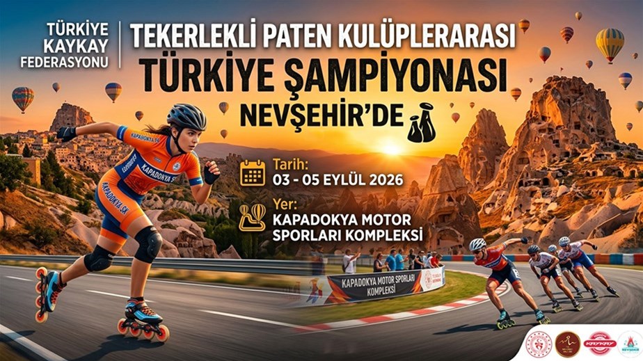 Tekerlekli Paten Kulüplerarası Türkiye Şampiyonası Nevşehir’de 