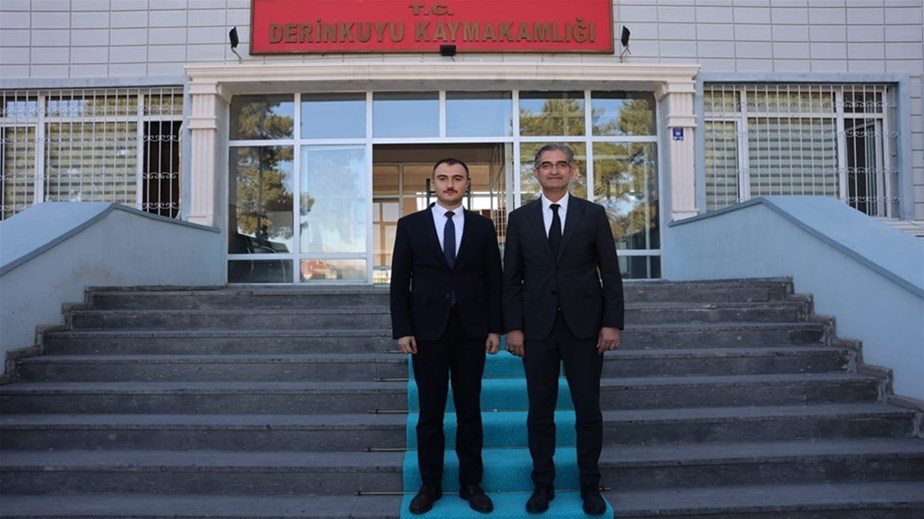 İl Müdürü Keskin’den Derinkuyu Kaymakamı Yeğin’e Hayırlı Olsun Ziyareti