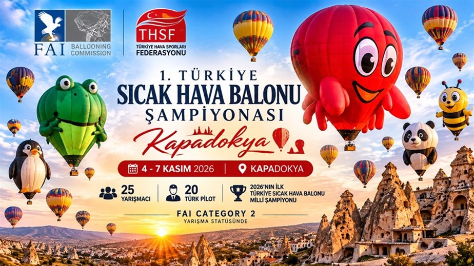 Türkiye Sıcak Hava Balon Şampiyonası Nevşehir'de