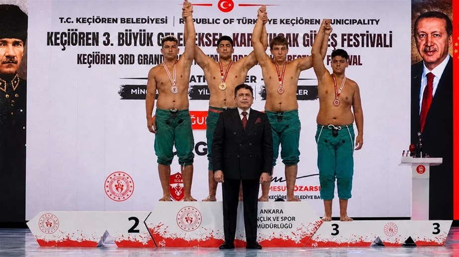 Nevşehir’in İlk Başpehlivanı Recep Kayra Yalçın’dan Tarihi Başarı